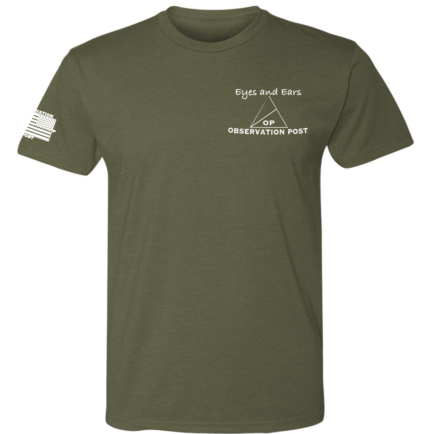 Men’s Basic OP Crew T-Shirt (Chest OP)